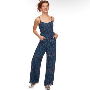 Lily Rose Women’s Geometric Jumpsuit Size Medium